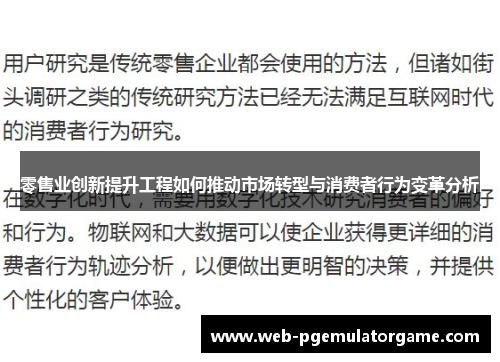 零售业创新提升工程如何推动市场转型与消费者行为变革分析